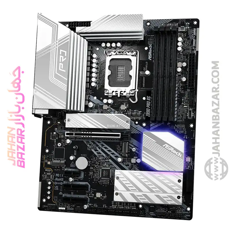 مادربرد وایفای ASRock ازراک DDR5 مدل Z890 PRO RS سفید - Image 4