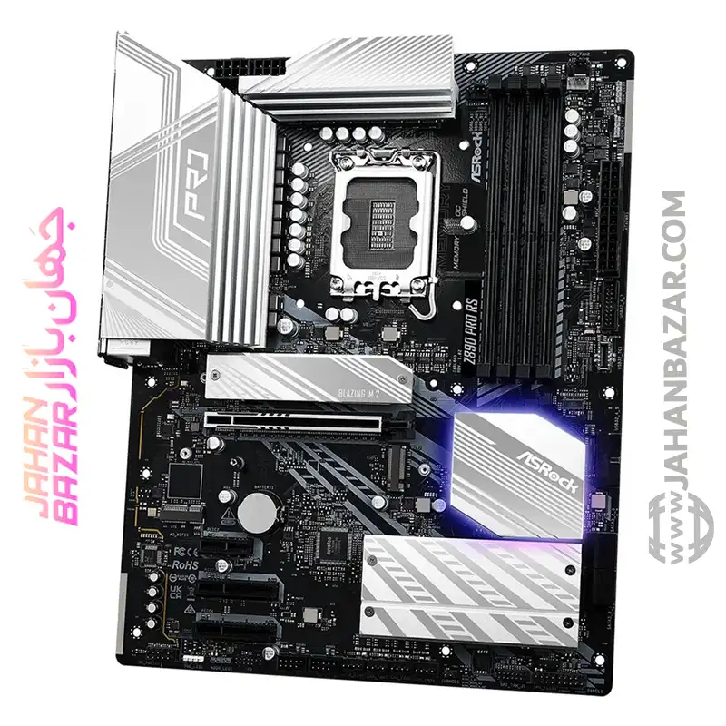 مادربرد وایفای ASRock ازراک DDR5 مدل Z890 PRO RS سفید - Image 2