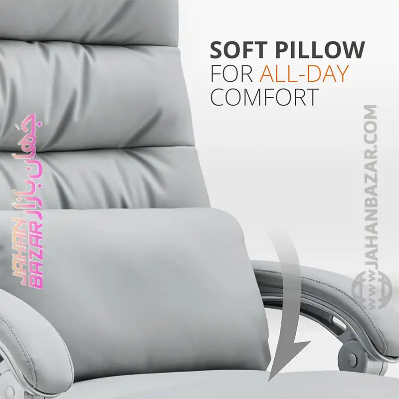 صندلی مدیریتی تاشو ارگونومیک با پشتی بلند و زیرپایی اسکای لند Skyland - Image 5