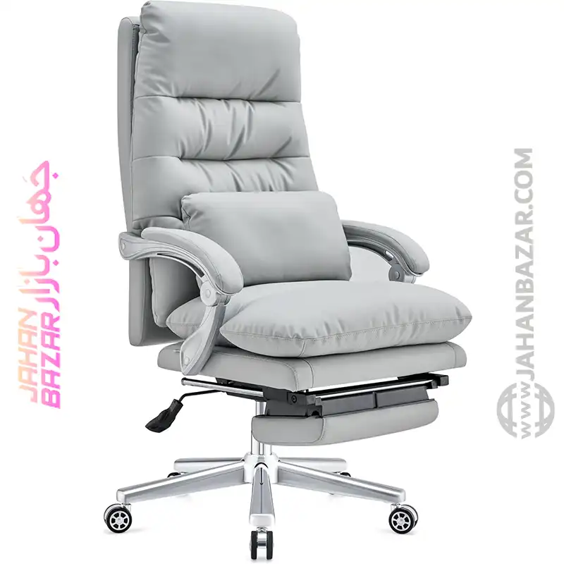 صندلی مدیریتی تاشو ارگونومیک با پشتی بلند و زیرپایی اسکای لند Skyland