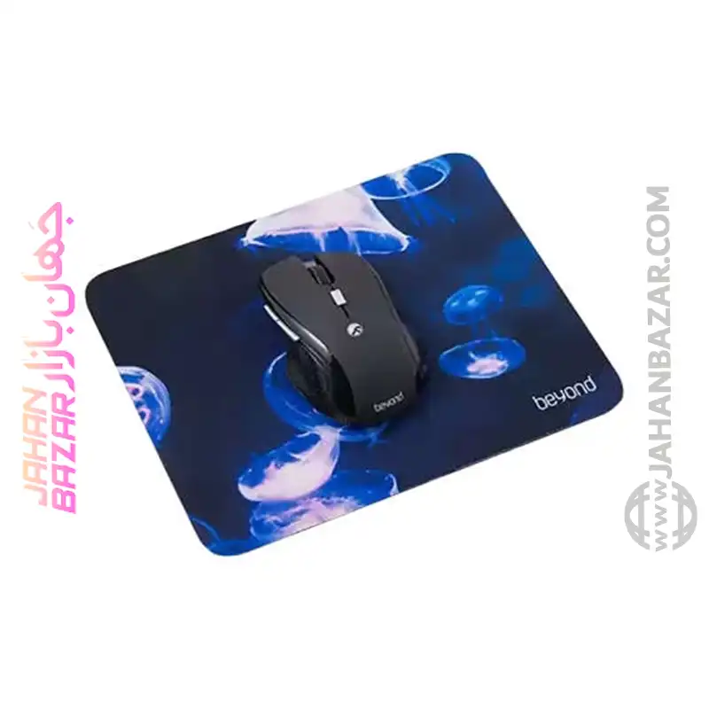 ماوس بی سیم بیاند Beyond مدل BM-3520RF به همراه ماوس پد - تصویر 9