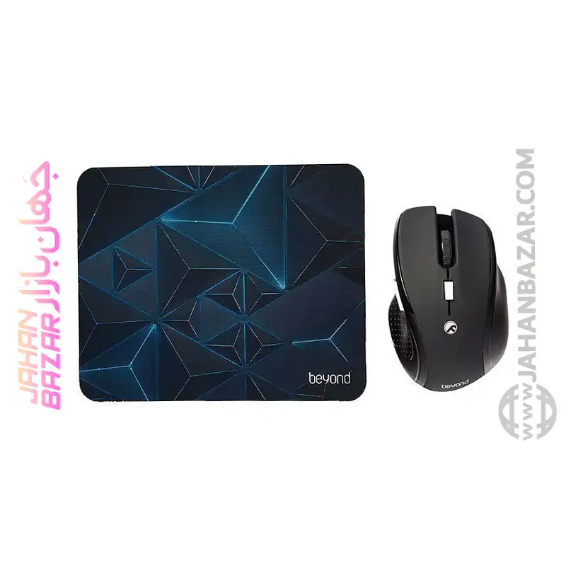 ماوس بی سیم بیاند Beyond مدل BM-3520RF به همراه ماوس پد - تصویر 10