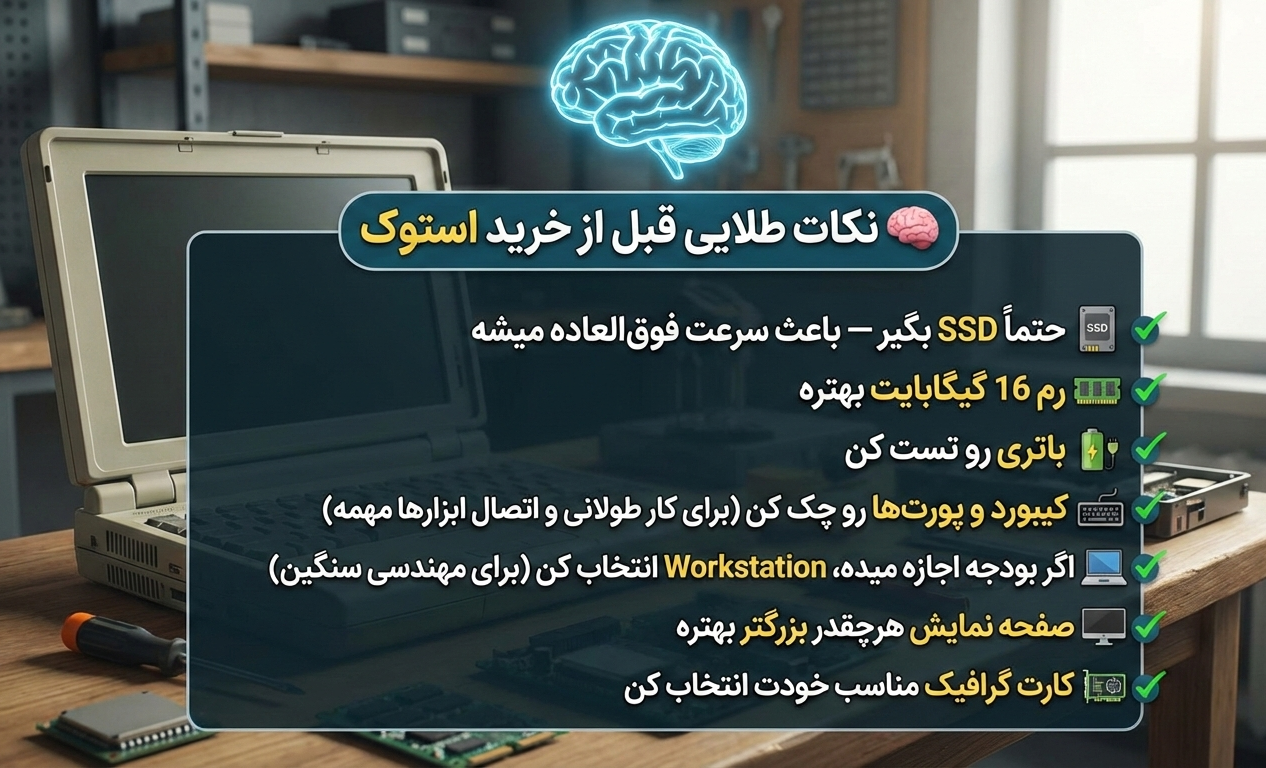 نکات خرید استوک