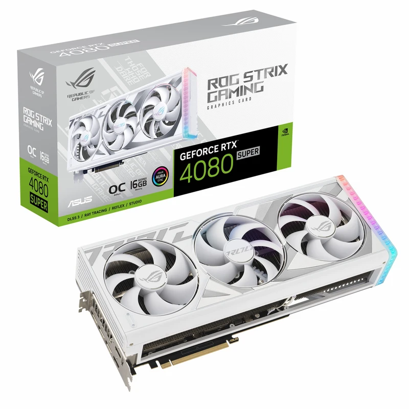 کارت گرافیک استوک ایسوس مدل ROG Strix GeForce RTX 4080 16GB GDDR6X White OC Edition - Image 11