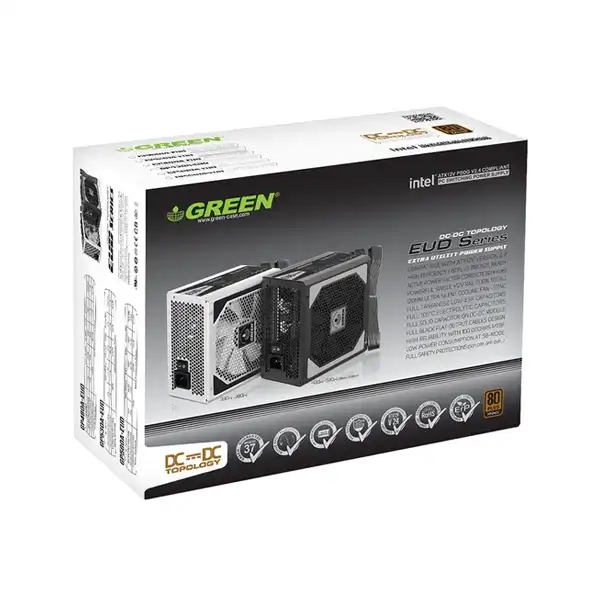 منبع تغذیه استوک کامپیوتر گرین مدل GP430A-EUD - Image 5