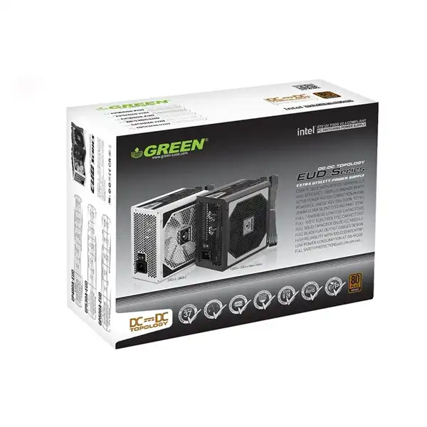 منبع تغذیه استوک کامپیوتر گرین مدل GP580A-EUD - Image 6