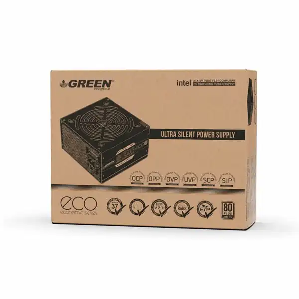 منبع تغذیه استوک کامپیوتر گرین مدلPower GP450A-ECO - Image 5