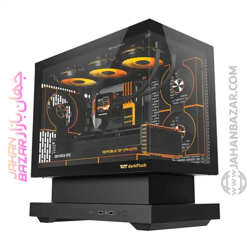 کیس کامپیوتر دارک فلش FLOATRON F1 M-ATX