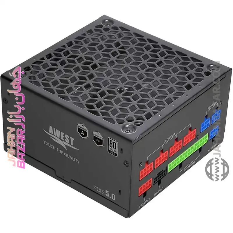 منبع تغذیه 850 وات اوست Awest مدل AV850 GFB V3 80 Plus Gold