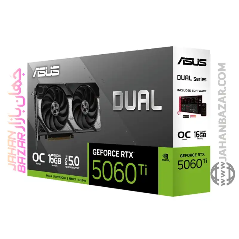 کارت گرافیک ایسوس ASUS مدل Dual GeForce RTX 5060 Ti 16GB GDDR7 OC Edition - Image 4