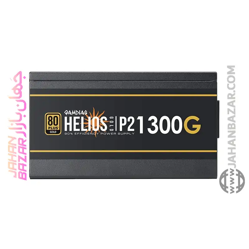 منبع تغذیه 1300 وات گیم دیاس GAMDIAS مدل HELIOS P2-1300G - Image 2