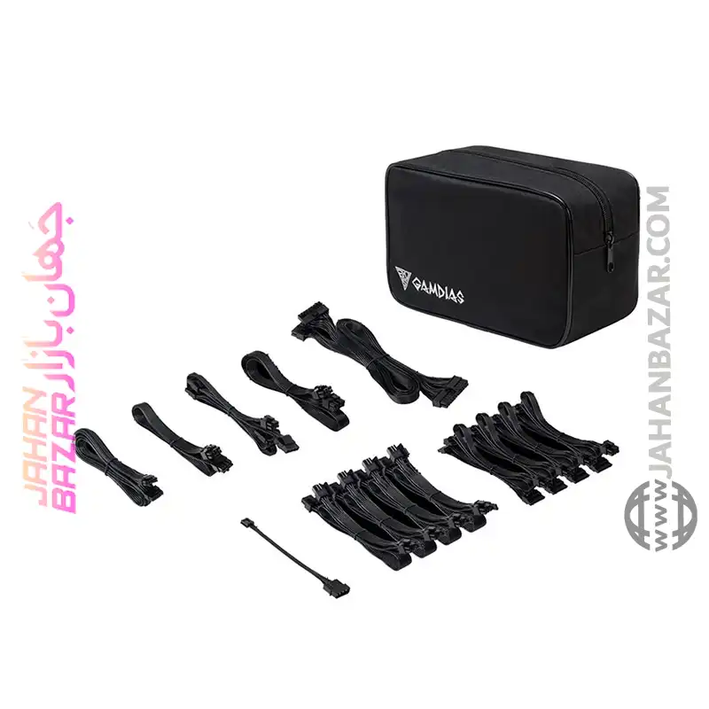 منبع تغذیه 1300 وات گیم دیاس GAMDIAS مدل HELIOS P2-1300G - Image 3