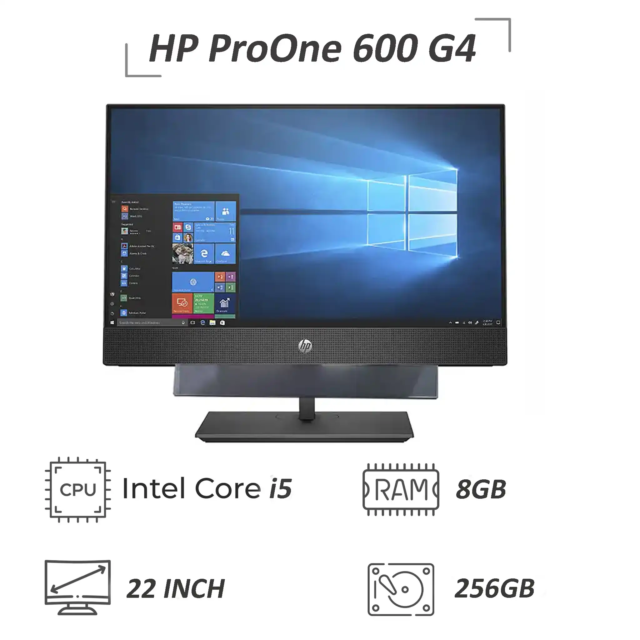 آل این وان استوک HP ProOne 600 G4 پردازنده i5 نسل 9