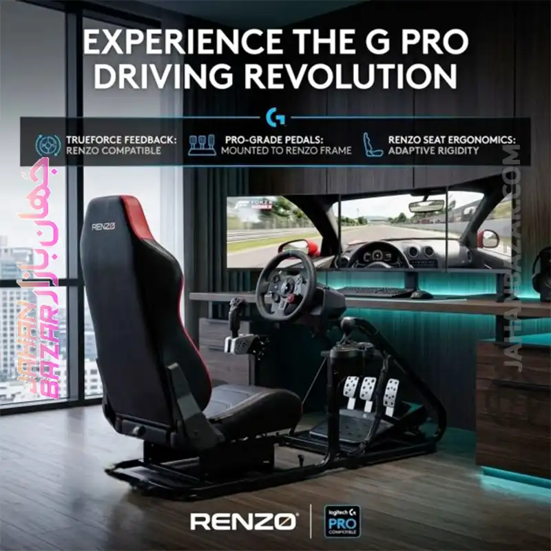 صندلی و استند رانندگی رنزو RENZO GT-Racing Simulator - Image 11