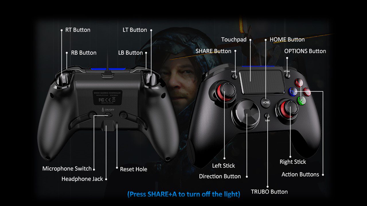 گیم پد وایرلس PS4 تسکو TSCO مدل TG 170W - Image 5