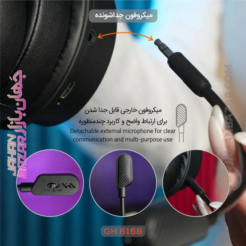 هدست گیمینگ تسکو TSCO مدل GH 6155 Kronos - Image 7
