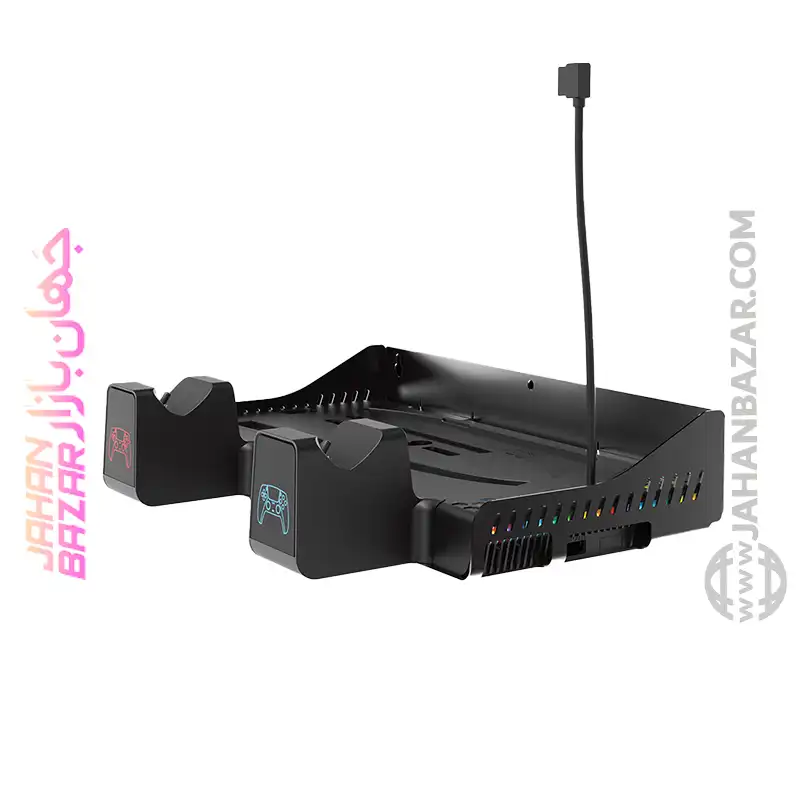 پایه شارژر گیم پد و فن خنک کننده تسکو TSCO مدل TGS 18 LootRack - Image 3