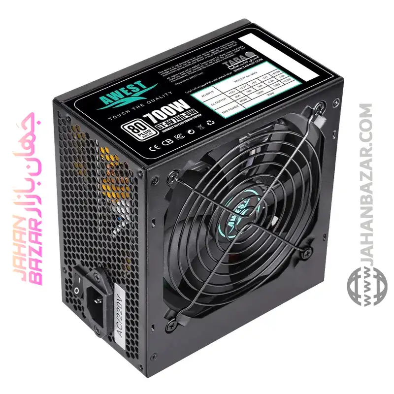 منبع تغذیه 700 وات اوست مدل AV700-BW - Image 4