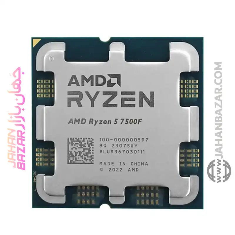 پردازنده ای ام دی AMD مدل RYZEN 5 7500F TRAY