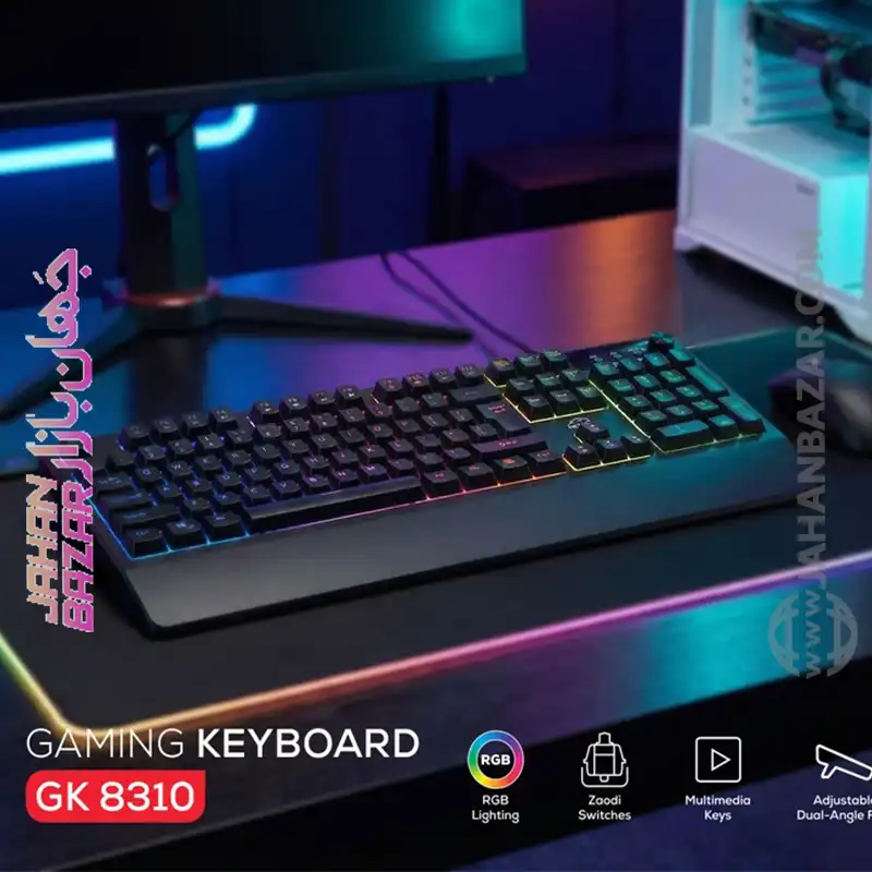 کیبورد گیمینگ شبه مکانیکال تسکو مدل GK 8310 Ares - Image 10