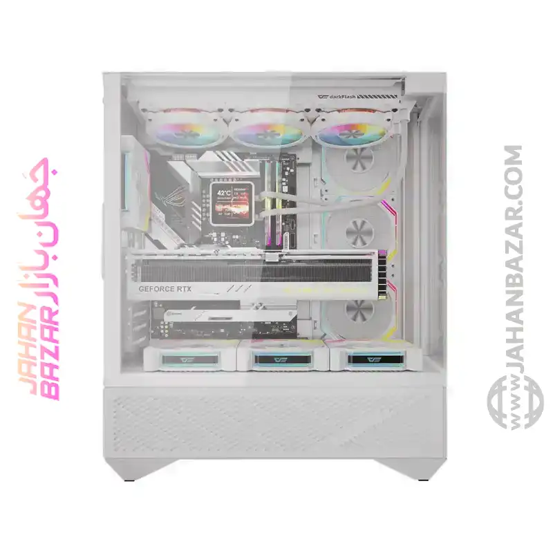 کیس کامپیوتر دارک فلش DY460 ATX WH - Image 5
