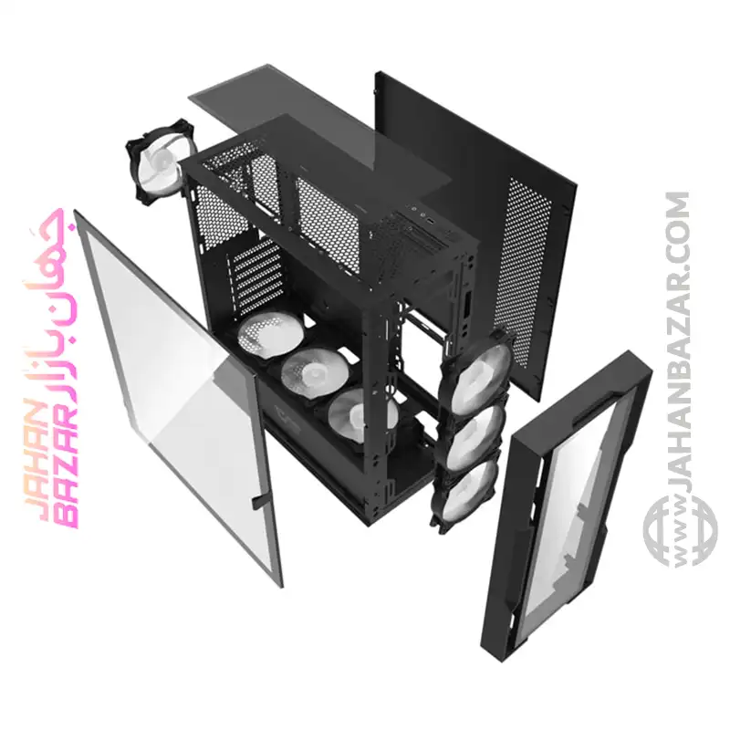 کیس کامپیوتر دارک فلش مدل DK431 Glass E-ATX - Image 6