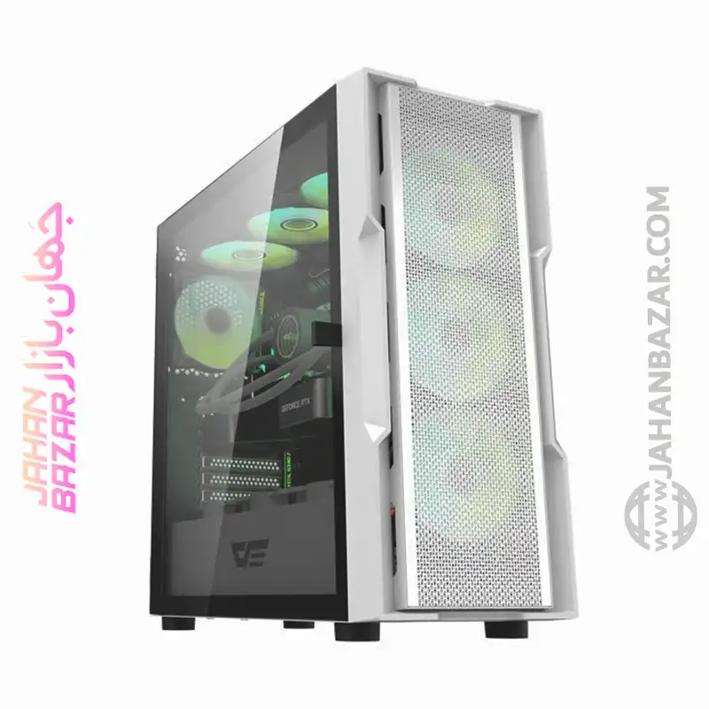 کیس کامپیوتر دارک فلش مدل DK431 Mesh E-ATX WH