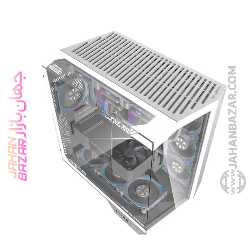 کیس کامپیوتر دارک فلش مدل DY470 ATX WH - Image 8