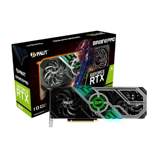 کارت گرافیک استوک پالیت مدل RTX3080 GAMINGPRO 10GB GDDR6X