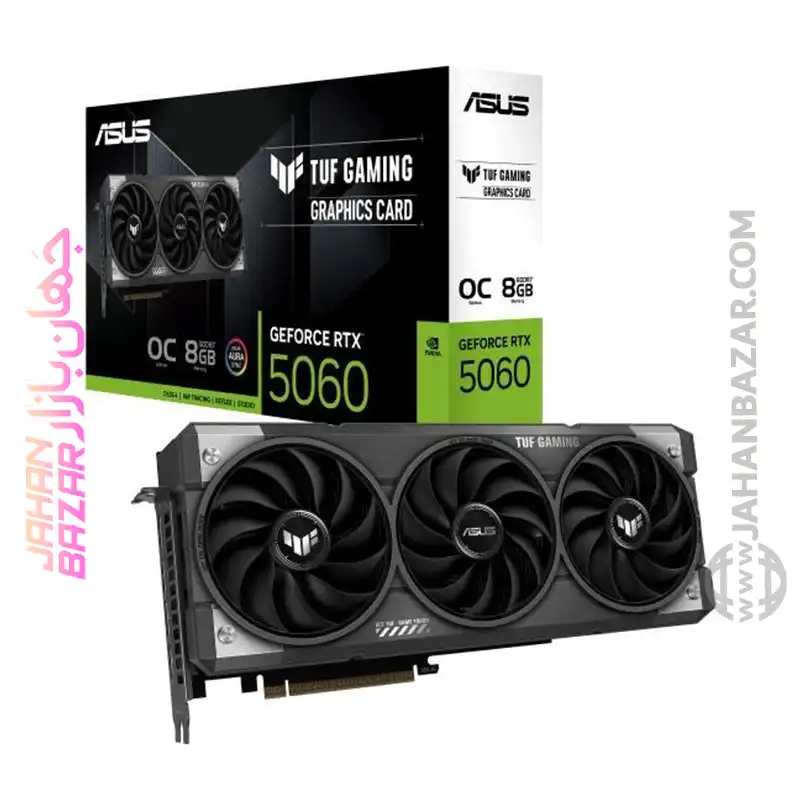 کارت گرافیک ایسوس ASUS مدل TUF Gaming GeForce RTX 5060 8GB GDDR7 OC Edition - Image 5