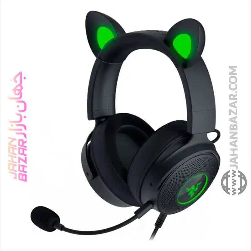 هدست ریزر Razer مدل Kraken Kitty V2 مشکی - Image 6