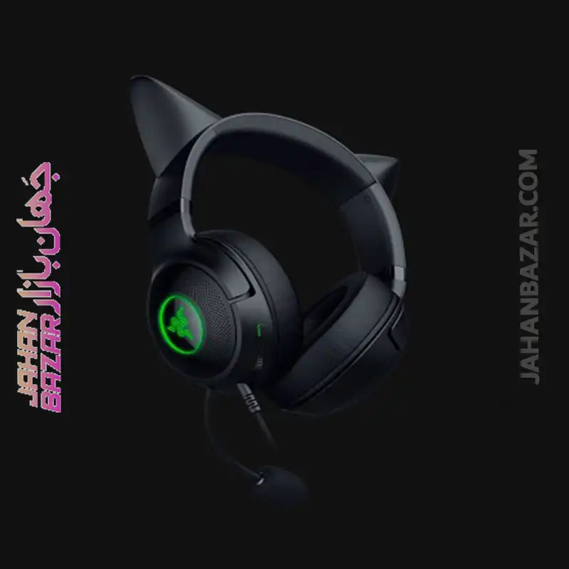 هدست ریزر Razer مدل Kraken Kitty V2 مشکی - Image 2