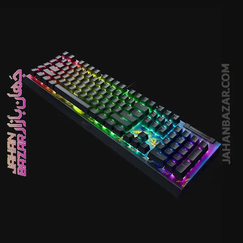 کیبورد گیمینگ ریزر Razer مدل BlackWidow V4 X Fortnite Edition Yellow Switch - Image 4