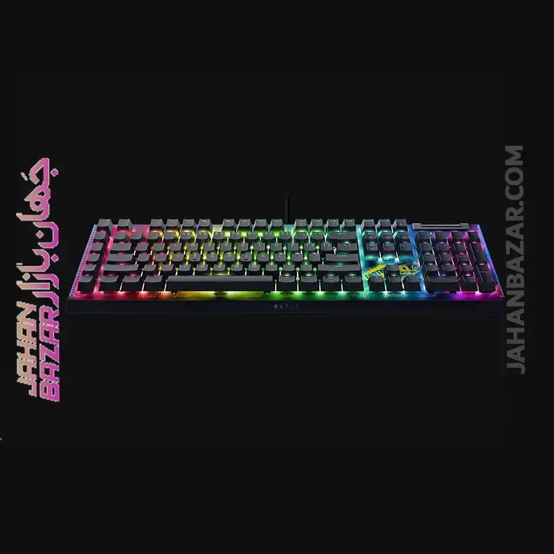 کیبورد گیمینگ ریزر Razer مدل BlackWidow V4 X Fortnite Edition Yellow Switch - Image 5