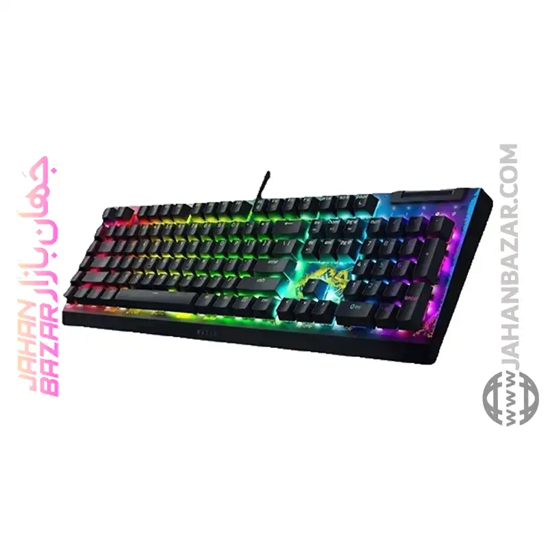 کیبورد گیمینگ ریزر Razer مدل BlackWidow V4 X Fortnite Edition Yellow Switch - Image 3