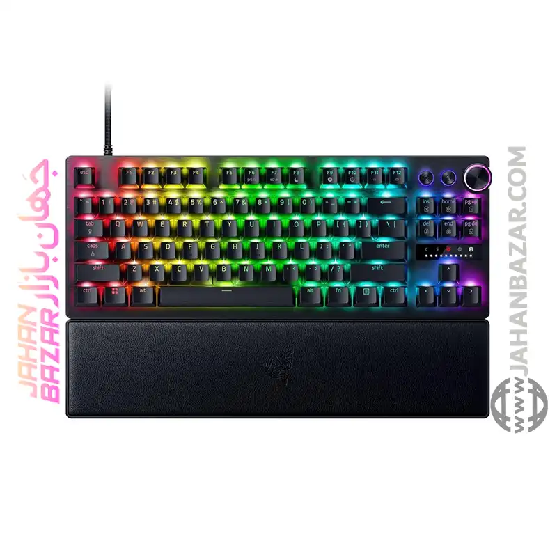 کیبورد گیمینگ ریزر Razer مدل Huntsman V3 Pro TKL