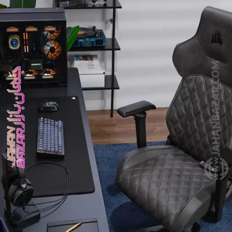 صندلی گیمینگ کورسیر Corsair TC500 Luxe Shadow مشکی مات از جهان بازار بخریم 👍
