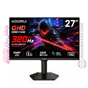 مانيتور گیمینگ 27 اینچ کووری KOORUI مدل G2721E IPS 2K 320HZ خرید از جهان بازار
