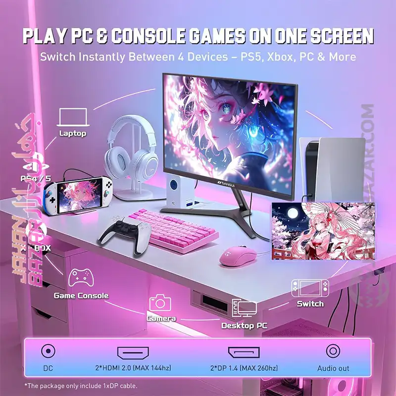 مانيتور گیمینگ 27 اینچ سنسویی SANSUI مدل ESA-G27F6Q PRO - Image 6
