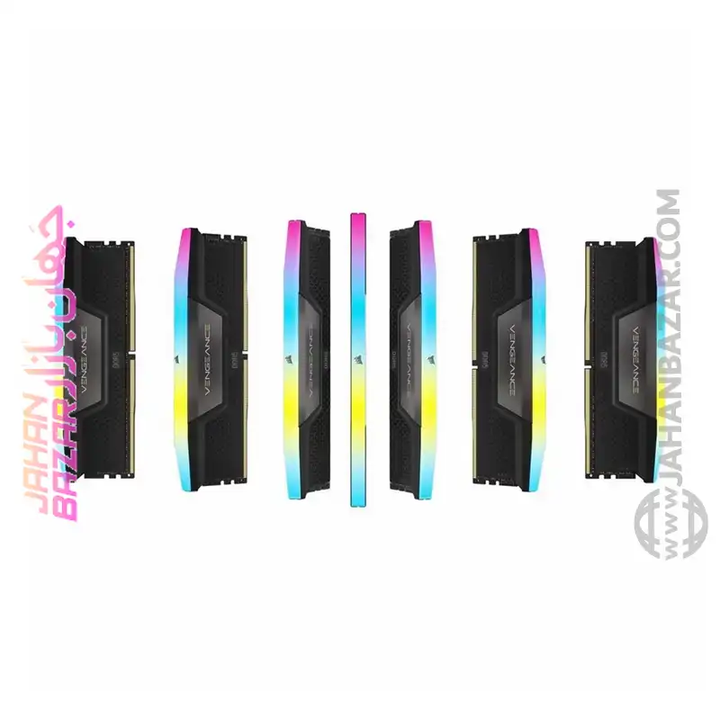 رم دسکتاپ Corsair کورسیر دو کاناله CL36 مدل DDR5-6200MHz VENGEANCE RGB ظرفیت (2x16GB)32GB - Image 8