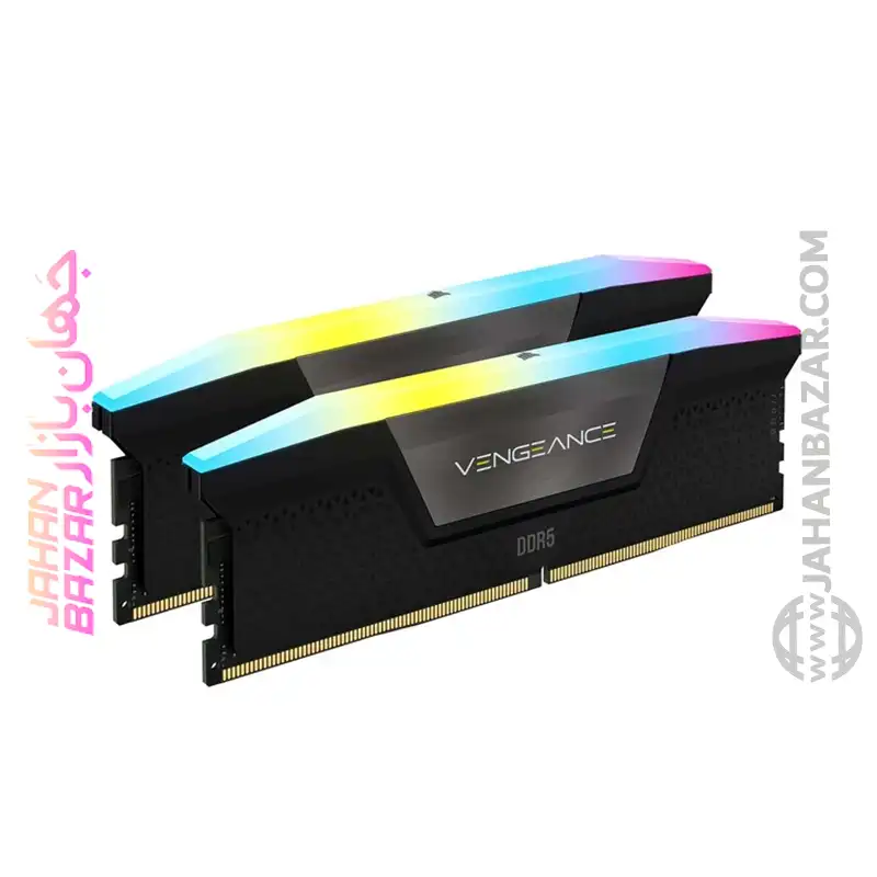 رم دسکتاپ Corsair کورسیر دو کاناله CL36 مدل DDR5-6200MHz VENGEANCE RGB ظرفیت (2x16GB)32GB - Image 10