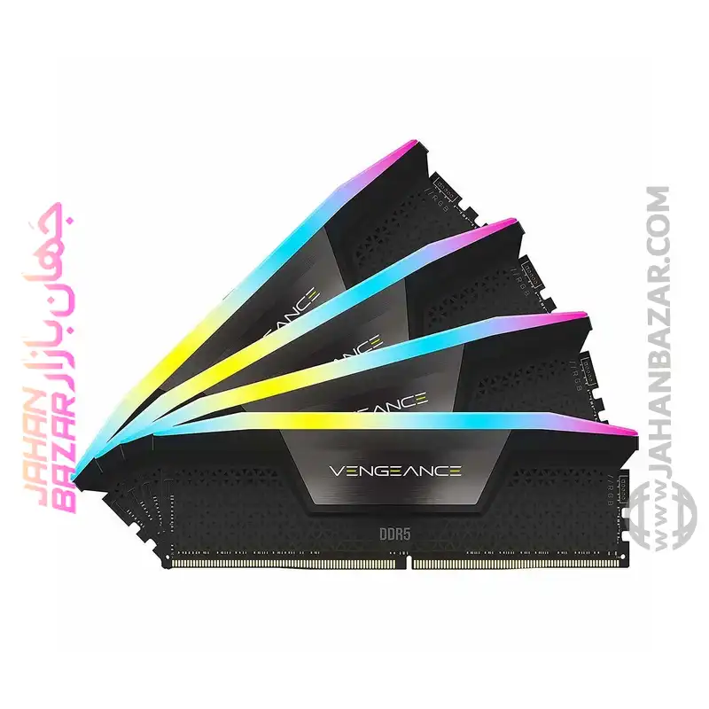 رم دسکتاپ Corsair کورسیر دو کاناله CL36 مدل DDR5-6200MHz VENGEANCE RGB ظرفیت (2x16GB)32GB - Image 11