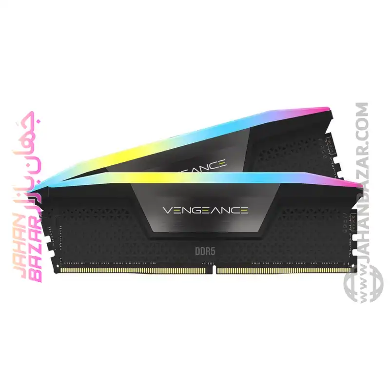 رم دسکتاپ Corsair کورسیر دو کاناله CL36 مدل DDR5-6200MHz VENGEANCE RGB ظرفیت (2x16GB)32GB - Image 7