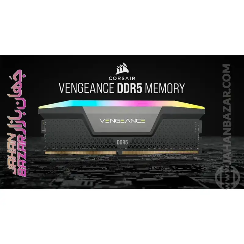 رم دسکتاپ Corsair کورسیر دو کاناله CL38 مدل DDR5-6600MHz VENGEANCE RGB ظرفیت(2x16GB)32GB - Image 10