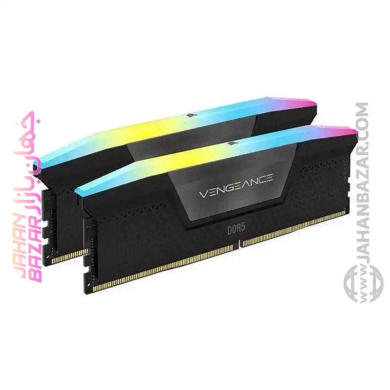رم دسکتاپ Corsair کورسیر دو کاناله CL38 مدل DDR5-6600MHz VENGEANCE RGB ظرفیت(2x16GB)32GB - Image 11