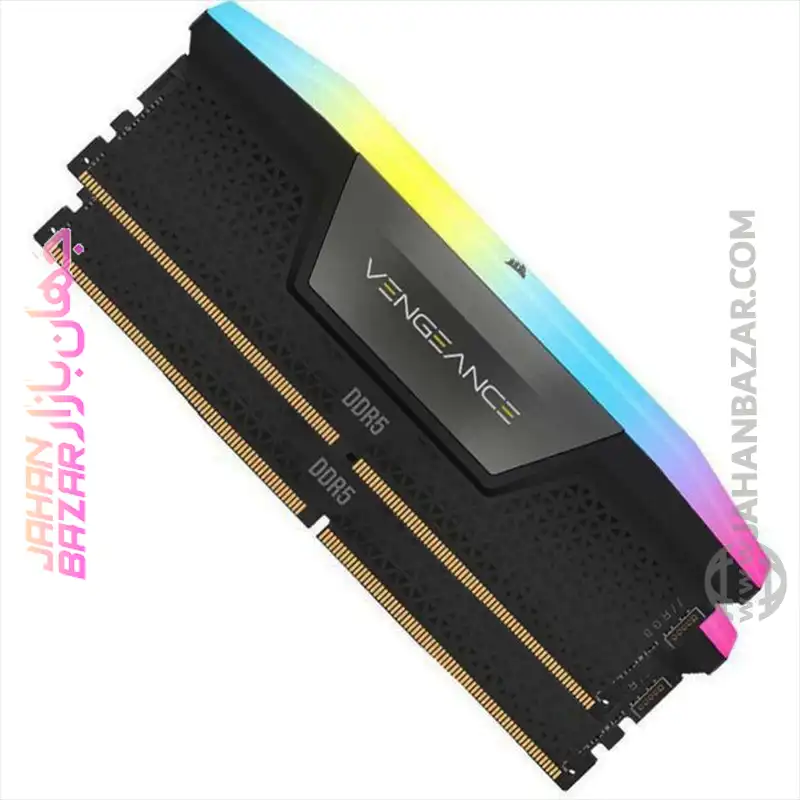 رم دسکتاپ Corsair کورسیر دو کاناله CL38 مدل DDR5-6600MHz VENGEANCE RGB ظرفیت(2x16GB)32GB - Image 3