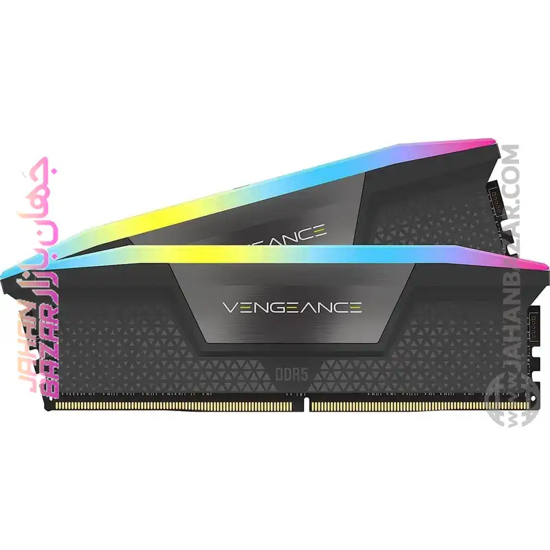 رم دسکتاپ Corsair کورسیر دو کاناله CL38 مدل DDR5-6600MHz VENGEANCE RGB ظرفیت(2x16GB)32GB - Image 14