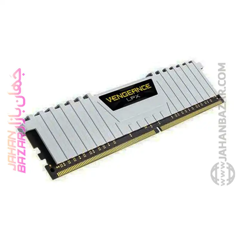 رم دسکتاپ Corsair کورسیر دو کاناله CL40 مدل DDR5-5200MHz VENGEANCE LPX ظرفیت (2x16GB)32GB سفید - Image 2