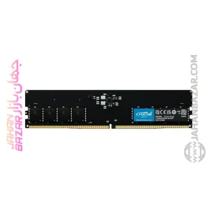 رم دسکتاپ Crucial کروشیال تک کاناله CL40 مدل DDR5 4800 MHz ظرفیت 32GB خرید از جهان بازار