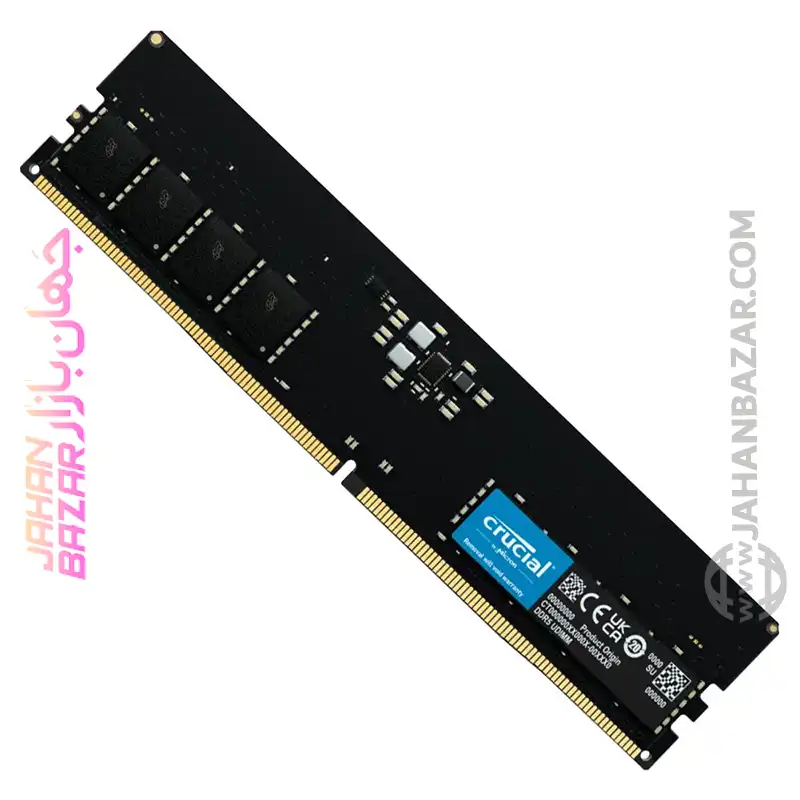 رم دسکتاپ Crucial کروشیال تک کاناله CT32 مدل DDR5 5600 MHz ظرفیت 32GB - Image 2